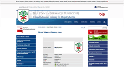 Desktop Screenshot of bip.miedzyborz.pl