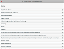 Tablet Screenshot of bip.miedzyborz.pl